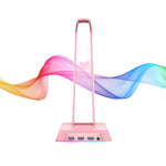 Cargar imagen en el visor de la galería, Soporte gamer para audífonos Gadgets&amp;Fun RGB entrada 3.5 y 7.1

