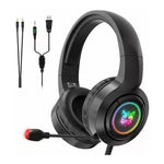 Cargar imagen en el visor de la galería, Audífonos gamer alámbricos Gadgets&amp;Fun con luces RGB
