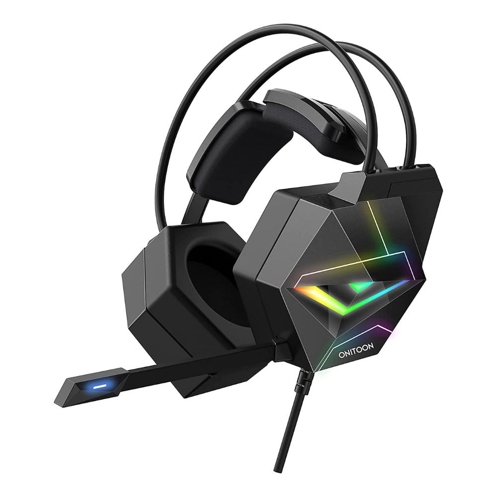 Diadema gamer alámbrica Gadgets&Fun RGB cancelación de ruido