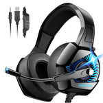 Cargar imagen en el visor de la galería, Audífonos gamer de diadema alámbrica Gadgets&amp;Fun con luz LED

