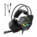 Cargar imagen en el visor de la galería, Diadema gamer alámbrica Gadgets&amp;Fun RGB cancelación de ruido
