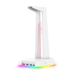 Cargar imagen en el visor de la galería, Soporte gamer para audífonos Gadgets&amp;Fun RGB entrada 3.5 y 7.1
