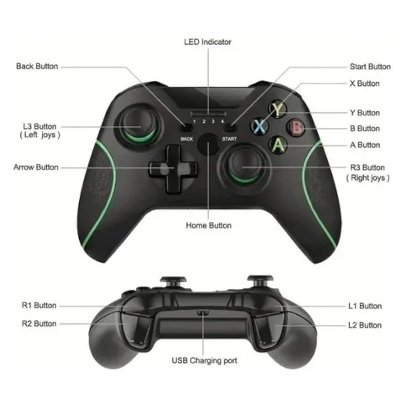 Control inalambrico para Xbox One Gadgets&Fun recargable