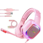 Cargar imagen en el visor de la galería, Audífonos diadema gamer Gadgets&amp;Fun con micrófono y luces RGB
