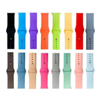 Cargar imagen en el visor de la galería, Correa de silicon lisa para apple watch 38 mm y 40 mm Gadgets &amp; Fun series 1,2,3 y 4 Silicon band
