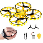 Cargar imagen en el visor de la galería, Dron cuadricóptero con luces LED Gadgets&amp;Fun con sensor de mano
