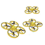 Cargar imagen en el visor de la galería, Dron cuadricóptero con luces LED Gadgets&amp;Fun con sensor de mano
