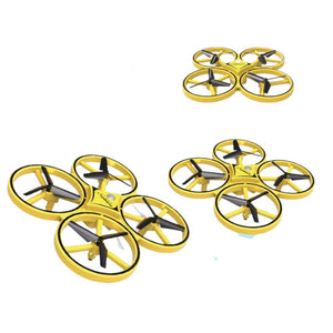 Dron cuadricóptero con luces LED Gadgets&Fun con sensor de mano
