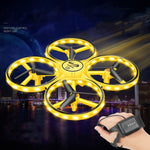 Cargar imagen en el visor de la galería, Dron cuadricóptero con luces LED Gadgets&amp;Fun con sensor de mano
