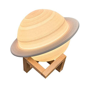 Lámpara de noche planeta Gadgets & Fun Lámpara diseño de saturno con control inalambrico.