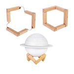 Cargar imagen en el visor de la galería, Lámpara de noche planeta Gadgets &amp; Fun Lámpara diseño de saturno con control inalambrico.
