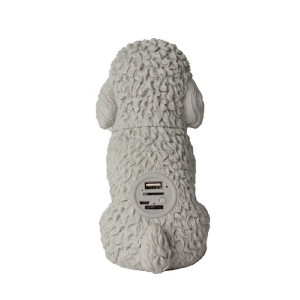 Bocina bluetooth en forma de French Poodle Gadgets&fun diseño realista