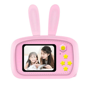 Cámara fotográfica digital con orejas de conejo Gadgets&Fun para niños