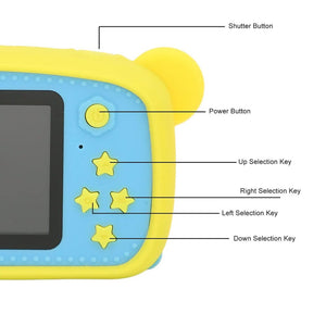 Cámara fotográfica digital con funda de oso Gadgets&Fun para niños