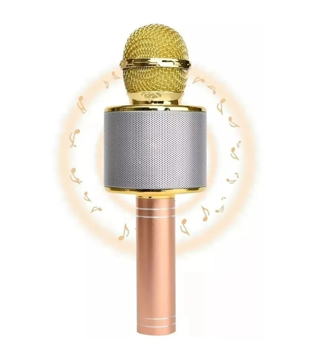 Micrófono bluetooth Karaoke Gadgets&Fun con luces