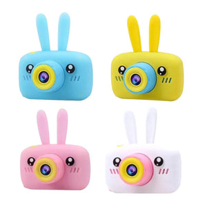 Cámara fotográfica digital con orejas de conejo Gadgets&Fun para niños